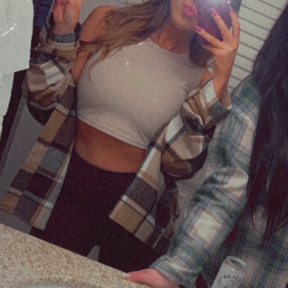 Plaid Shacket - Size XL